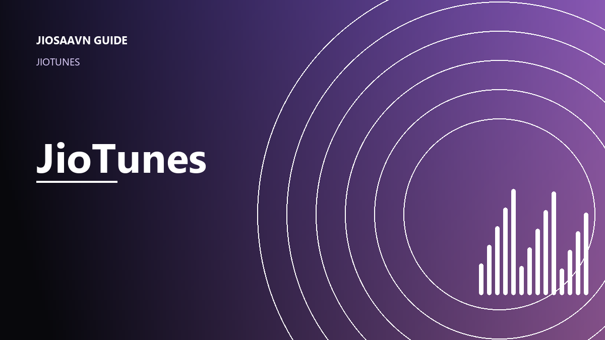 JioTunes caller tune activation illustration with phone and music note